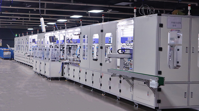 TV喇叭方形磁路装配自动化